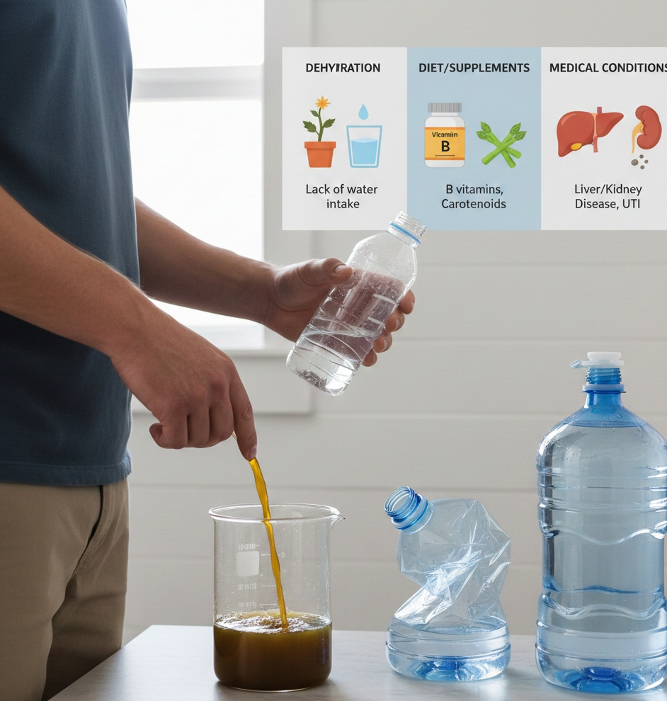 Causes of Yellow Urine