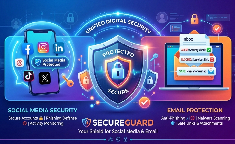 Emails And Social Media Protection From Hackers