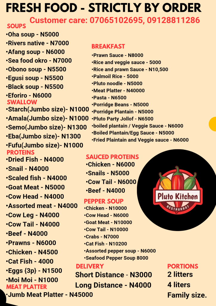 Restaurants near me: Pluto kitchen 